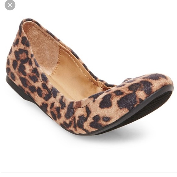 mossimo leopard flats